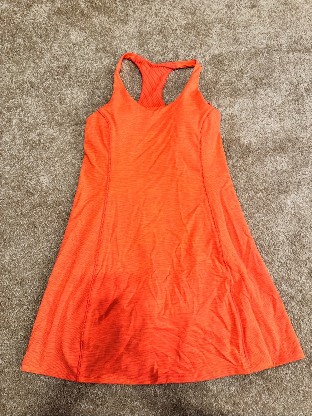 Outdoor Voices Orange Racerback Mini Dress